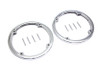 V-Twin - 42-1744 - Chrome Rear Tour-Pak Speaker Trim Set