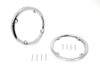 V-Twin - 42-1744 - Chrome Rear Tour-Pak Speaker Trim Set