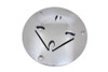 V-Twin - 42-6070 - Iron Cross Raised Primary Derby Cover Chrome Billet - Fits 1970-1984 Harley-Davidson FL, 1984-1998 FXST, 1979-1998 FLT, 1971-1984 FX, 1985-1994 FXR, 1991-1998 FXD, 1986-1998 FLST