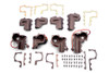 V-Twin - 42-6174 - Lower Valve Spring Cup Set Parkerized - Fits 1941-1947 Harley-Davidson FL, 1938-1940 EL