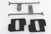 V-Twin - 42-9940 - Battery Rod Set with Pads - Fits 1958-1964 Harley-Davidson FL