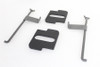 V-Twin - 42-9940 - Battery Rod Set with Pads - Fits 1958-1964 Harley-Davidson FL