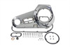 V-Twin - 43-0217 - Chrome Outer Primary Cover Kit - Fits 1983-1984 Harley-Davidson FLHS-80, 1980-1984 FXB (with rear belt)