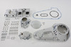 V-Twin - 43-0510 - Chrome Engine Dress Up Kit - Fits 1982-1984 Harley-Davidson FL (with rear belt drive)