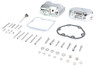 V-Twin - 43-0792 - Transmission Side Cover and Top Cover Set Chrome - Fits 2000-2006 Harley-Davidson FLT, FLST, FXST