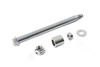 V-Twin - 44-0125 - Chrome Rear Axle Kit - Fits 2005-2007 Harley-Davidson XL