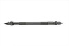 V-Twin - 44-0229 - Chrome Front Axle - Fits 1984-1999 Harley-Davidson FXST (41mm forks)
