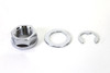 V-Twin - 44-0242 - Rear Axle Nut Kit Zinc - Fits 2008-2017 Harley-Davidson FLST, FXST