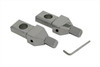 V-Twin - 44-0365 - Chrome Axle Adjuster Kit - Fits 1979-1996 Harley-Davidson XL, 1973-1984 FX, FL