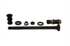 V-Twin - 44-0377 - Parkerized Hex Head Rear Axle Kit - Fits 1937-1948 Harley-Davidson UL, 1936-1940 EL, 1941-1957 FL