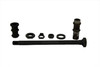 V-Twin - 44-0377 - Parkerized Hex Head Rear Axle Kit - Fits 1937-1948 Harley-Davidson UL, 1936-1940 EL, 1941-1957 FL