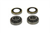 V-Twin - 44-0418 - Rear Wheel Hub Bearing Race Seal Kit - Fits 1982 Harley-Davidson FXR (Laced Wheel), 1973-1982 FL (Laced Wheel), 1980-1982 FL (Cast Wheels), 1973-1982 FX (Laced Wheel)