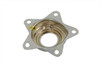 V-Twin - 44-0527 - Chrome Wheel Hub Thrust Bearing Cover - Fits 1937-1948 Harley-Davidson UL (front or rear), 1936-1940 EL (front or rear), 1941-1966 FL (front or rear), 1935-1952 WL (rear only)
