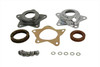 V-Twin - 44-0535 - Chrome Wheel Hub Bearing Thrust Plate Kit - Fits 1937-1948 Harley-Davidson UL (front or rear), 1936-1940 EL (front or rear), 1941-1966 FL (front or rear), 1935-1952 WL (rear only)