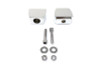 V-Twin - 44-0543 - Chrome Rear Axle Adjuster Block Set