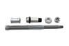 V-Twin - 44-0581 - Chrome Front Axle Kit - Fits 1937-1948 Harley-Davidson UL, 1936-1940 EL, 1941-1948 FL