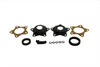 V-Twin - 44-0604 - Replica Wheel Hub Bearing Thrust Plate Kit - Fits 1937-1948 Harley-Davidson UL (front or rear), 1936-1940 EL (front or rear), 1941-1966 FL (front or rear), 1935-1952 WL (rear only)