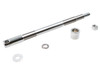 V-Twin - 44-0612 - Chrome Front Axle Kit - Fits 2000-2006 Harley-Davidson FLST (41mm Forks)