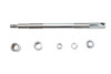 V-Twin - 44-0613 - Chrome Front Axle Kit 12-15/16 inch Overall Length