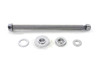 V-Twin - 44-0631 - Chrome Front Axle Kit - Fits 2000-2006 Harley-Davidson FLSTS, 2005-2007 FLSTSC