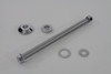 V-Twin - 44-0631 - Chrome Front Axle Kit - Fits 2000-2006 Harley-Davidson FLSTS, 2005-2007 FLSTSC