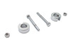 V-Twin - 44-0641 - Chrome Rear Axle Adjuster Kit - Fits 1993-1999 Harley-Davidson FXST, FLST