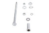 V-Twin - 44-0816 - Chrome Rear Axle Kit - Fits 1963-1966 Harley-Davidson FL