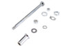 V-Twin - 44-0816 - Chrome Rear Axle Kit - Fits 1963-1966 Harley-Davidson FL