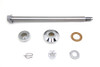 V-Twin - 44-0939 - Front Axle Kit Chrome - Fits 1997-1999 Harley-Davidson FLSTS
