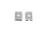 V-Twin - 44-2009 - Chrome Rear Axle Adjuster End Plate Set