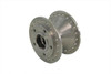 V-Twin - 45-0311 - Satin Front Wheel Hub - Fits 1978-1983 Harley-Davidson FXE-80, 1982-1983 FXRS, 1978-1983 FXEF, 1982-1983 FXR, 1978-1983 XL, FXE, FX, FXEF-80
