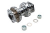 V-Twin - 45-0348 - 40 Spoke Extra Wide Offset Dual Flange Rear Hub Chrome - Fits 1973-1985 Harley-Davidson FX, FL