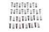V-Twin - 45-0749 - Spoke 40 Piece Chrome Nipple Set