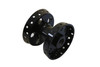 V-Twin - 45-0758 - Black Wheel Hub - Fits 1971-1972 Harley-Davidson FX (rear only), 1967-1972 FL (front or rear)