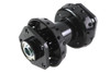 V-Twin - 45-0771 - Front and Rear Hub Assembly Black - Fits 1973-1984 Harley-Davidson FX, FL
