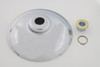 V-Twin - 45-0866 - Chrome Front Hub Cap Kit - Fits 1997-1999 Harley-Davidson FLSTS