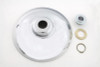 V-Twin - 45-0866 - Chrome Front Hub Cap Kit