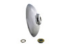 V-Twin - 45-0867 - Chrome Front Hub Cap Kit - Fits 2000-2007 Harley-Davidson FLSTS
