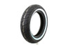 V-Twin - 46-0448 - Dunlop D401 150/80B x 16 inch Rear Whitewall Tire