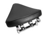 V-Twin - 47-0152 - Black Vinyl Solo Seat and Mount Kit