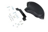 V-Twin - 47-0483 - Black Leather Police Solo Seat Kit