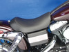 V-Twin - 47-0603 - Low Profile Black Vinyl Solo Seat