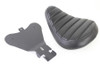 V-Twin - Bates Tuck and Roll Style Solo Seat fits 1986-Up Sportster Models