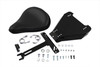 V-Twin - 47-0793 - Solo Seat Kit Black - Fits 2000-2017 Harley-Davidson FLST, FXST