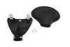 V-Twin - 47-0803 - Black Leather Solo Seat with Mount Kit