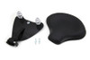 Corbin Gentry - Black Leather Solo Seat with Mount Kit fits 2010-Up Sportster Models