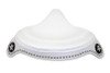 V-Twin - 47-0947 - White Leather Solo Seat with Skirt - Fits 1937-1948 Harley-Davidson UL, 1936-1940 EL, 1941-1984 FL, 1929-1952 WL, 1930-1936 VL, 1937-1972 G