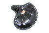 Corbin Gentry - Black Leather Thin Solo Seat fits '41-'84 FL, '36-'40 EL Models (OEM #3181-25)