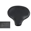 V-Twin - Black Leather Replica Persons Solo Seat for Custom Application