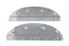 V-Twin - 48-0176 - Chrome Saddlebag Mount Plate Set